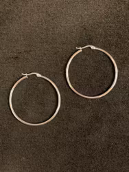 Örhängen Rostfritt stål Ringar