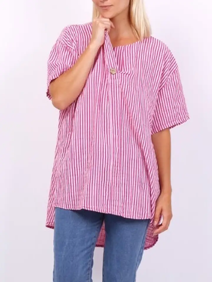 Bomullstopp med kort ärm