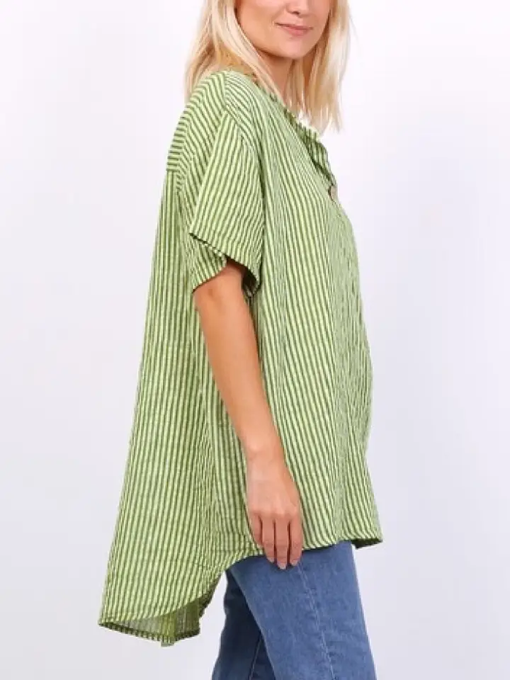 Bomullstopp med kort ärm