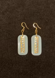 Örhängen Månfaser