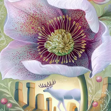 Vår vid Stonehenge Kort