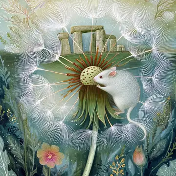 Vår vid Stonehenge Kort