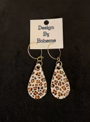 Leopard Örhängen