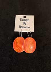 Oranga Ovaler Örhängen