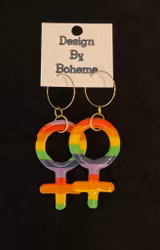 Pride Venus Tecken Örhängen