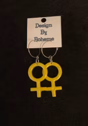 Gula Venus Tecken Örhängen