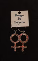 Transparant Venus Tecken Örhängen