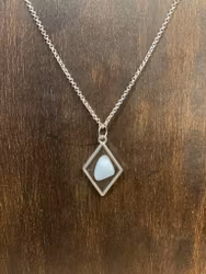 Blåbandagat Halsband