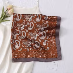 Scarf, rost paisleymönster