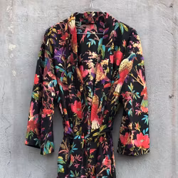 Kimono Fågel Svart
