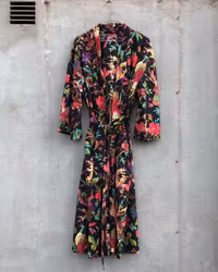 Kimono Fågel Svart