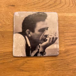 Marmorunderlägg Johnny Cash