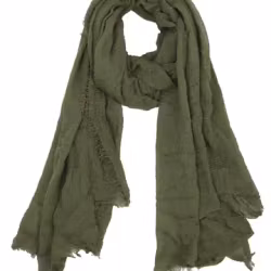 Scarf Viscose - Khakigrön