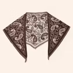 Triangelsjal Paisley