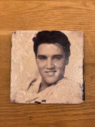 Marmorunderlägg Elvis Presley