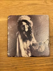Marmorunderlägg Janis Joplin