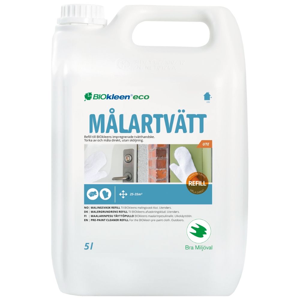 BIOkleen eco Målartvätt refil ute 5L