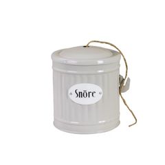 Plåtburk Hugo Snöre Beige