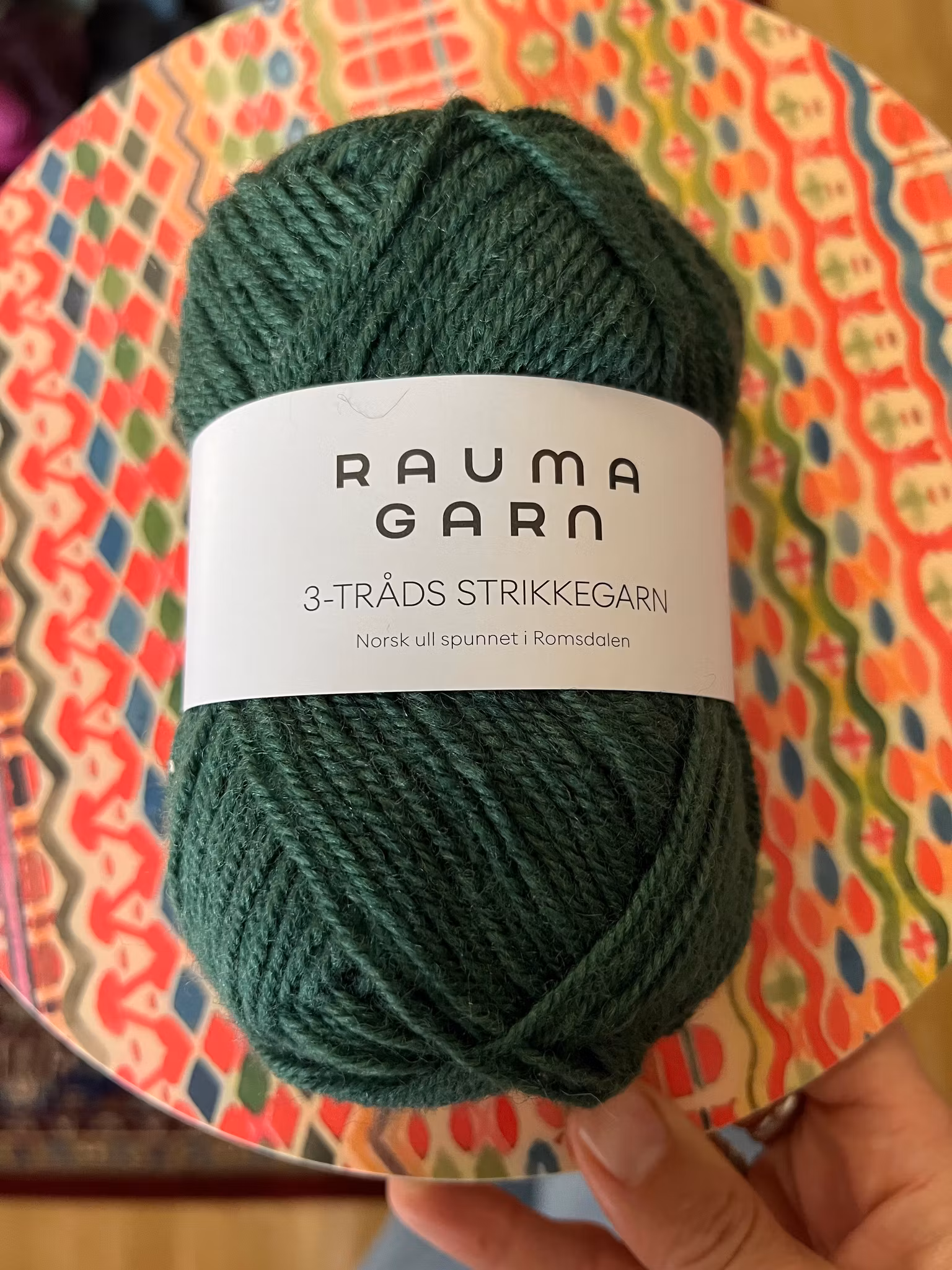 Rauma tretråds strikkegarn