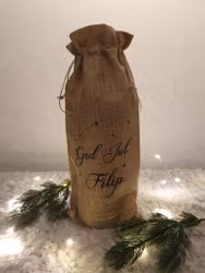 Presentpås God Jul valfritt namn