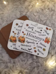 Glas & Mugg underlägg Höstmys