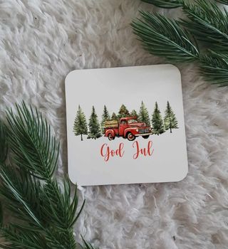 Glas/Muggunderlägg Julbilen