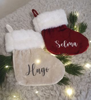 Julstrumpa med Namn