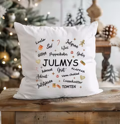 Kuddfodral / Julmys vit