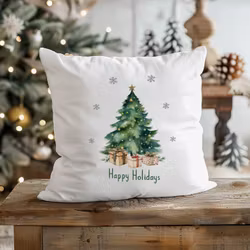 Kuddfodral / happy Holiday julgran