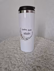 Termosmugg Världens bästa .... med en blomkrans