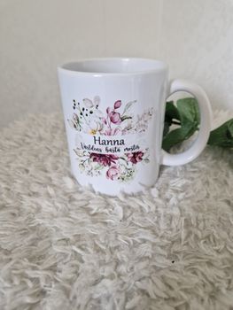 Mugg med valfritt namn och Världens bästa.....