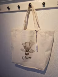 Tygkasse Luftballong och Valfritt namn