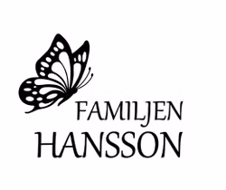 Dekal till brevlådan Fjäril