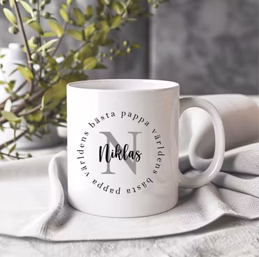 Världens bästa pappa mugg