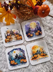 Glas & Muggunderlägg Halloween