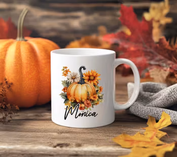 Mugg Pumpa med valfritt namn
