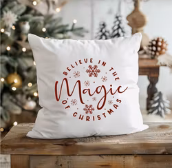 Kuddfodral / Believe in the magic of Christmas