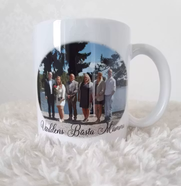 Mugg med ett foto