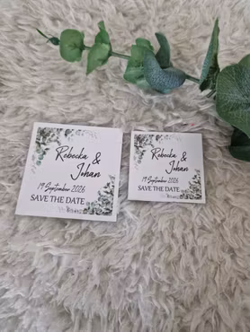 Magnet Save the date eukalyptus