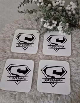 Glas/Muggunderlägg Superpappa