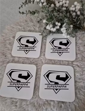 Glas/Muggunderlägg Superpappa