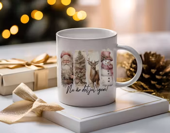 Mugg Rosa julmotiv
