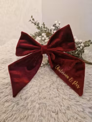 Rosett stor med valfritt namn