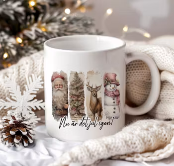 Mugg Rosa julmotiv