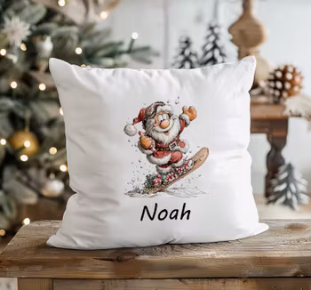 Kuddfodral / Tomte på snowboard