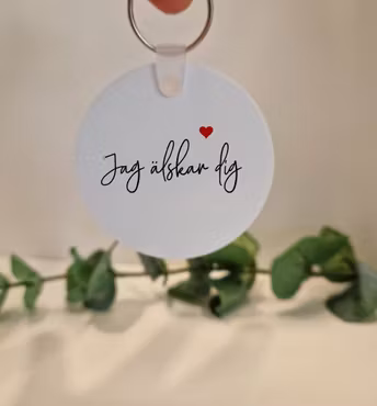 Nyckelring "Jag älskar dig"