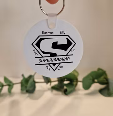 Nyckelring Supermamma