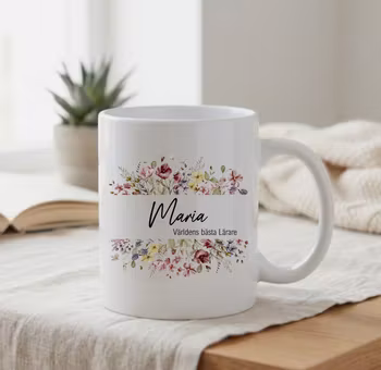 mugg Världens bästa Lärare, pedagog fröken