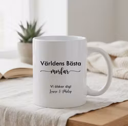 Mugg världens bästa morfar/farfar