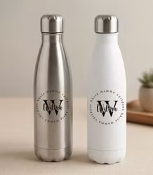 Termos Världens bästa mamma med bokstav och namn